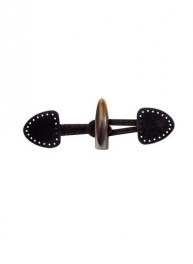 Bergere de France Pack of 2 brown toggle and loop fasteners