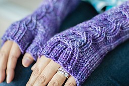 SweetGeorgia Yarns Lineal Wristwarmers