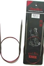 ChiaoGoo ChiaoGoo 60" (150cm) Red Lace Fixed Circular Needles