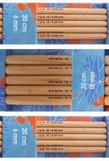 Pony Pony Double Pointed Maple Wood Needles