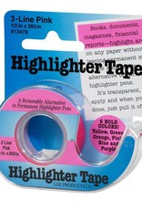 Lee Products Highlighter Removable Tape