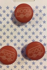 ELAN Schoolbus Novelty Button