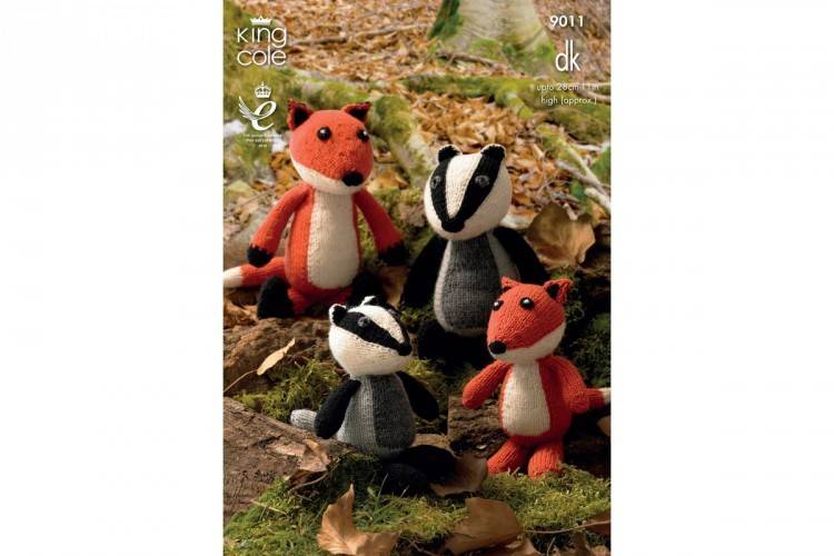 King Cole King Cole Pattern 9011 DK Fall Animals
