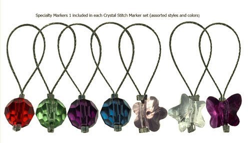 Nirvana Swarovski Crystal Stitch Markers