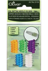 Clover Clover 3123 - Coil Knitting Needle Holders - Small - 5 pcs.