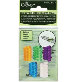 Clover Clover 3123 - Coil Knitting Needle Holders - Small - 5 pcs.