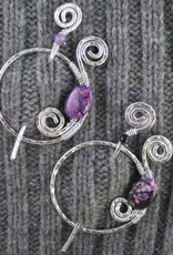 MAB Elements Limited Edition Purple Spirals Pin