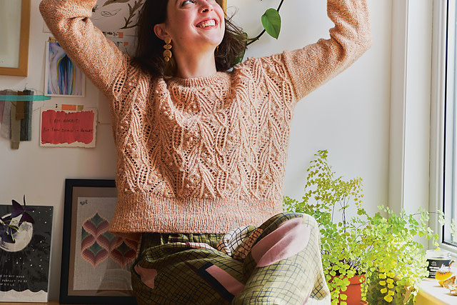 Istex Atlantica Pullover by Audrey Borrego KIT