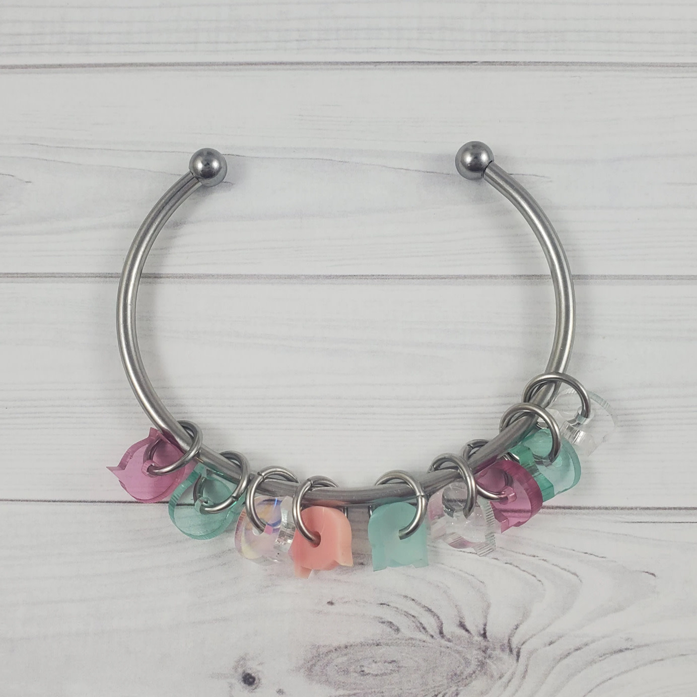 Katrinkles Katrinkles Acrylic Stitch Marker Cuff Bracelet