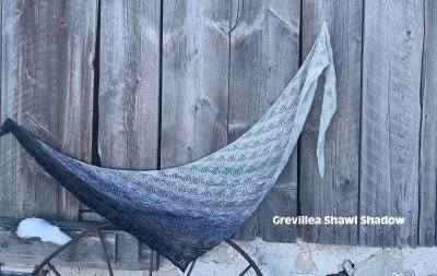 Koigu Grevillea Shawl by Ambah O'Brien / Koigu Kit