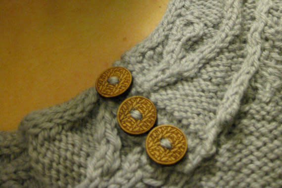 Katrinkles Katrinkles Knit  Stitchable Buttons 3/4"
