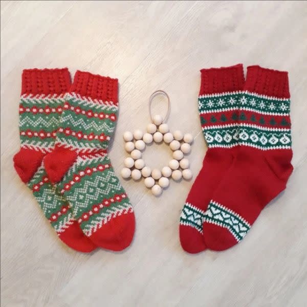 Ravelry Patterns Jaana’s Christmas Socks