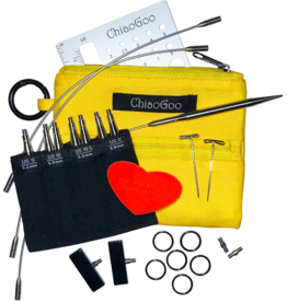 ChiaoGoo CG Twist Stainless Steel Shorties Large Set