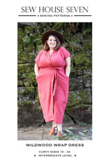 Sew House Seven #136C Wildwood Wrap Dress Sewing Pattern (Curvy Sizes 16 - 34)