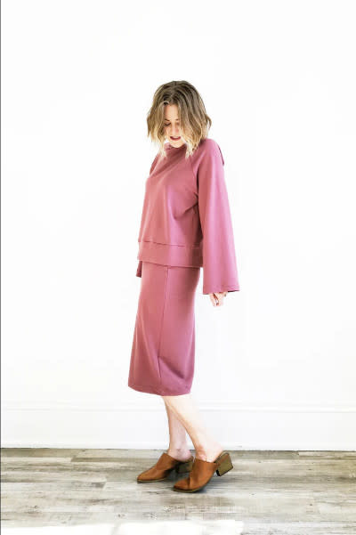 Sew House Seven #150 Cosmos Sweatshirt & Elemental Skirt Sewing Pattern (Sizes 00-20)