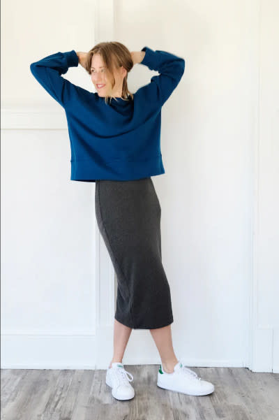 Sew House Seven #150 Cosmos Sweatshirt & Elemental Skirt Sewing Pattern (Sizes 00-20)