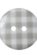 Cirque CIRQUE Novelty 2-Hole Button - 20mm (3/4") - Plaid