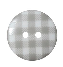 Cirque CIRQUE Novelty 2-Hole Button - 20mm (3/4") - Plaid