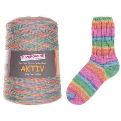 Supergarne Aktiv 4 Ply 400 g Cone