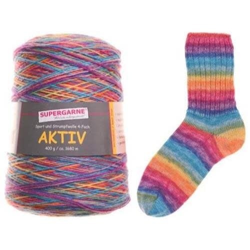 Supergarne Aktiv 4 Ply 400 g Cone