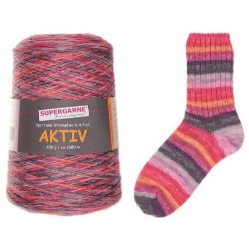 Supergarne Aktiv 4 Ply 400 g Cone