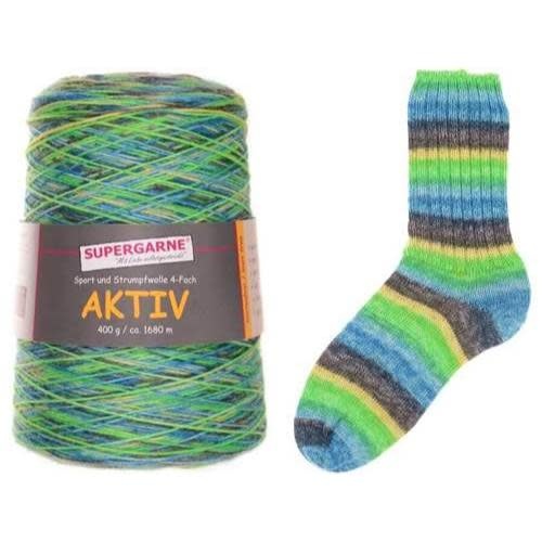 Supergarne Aktiv 4 Ply 400 g Cone