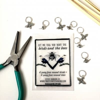 Firefly Notes Firefly Notes Stitch Markers Birds and Bees