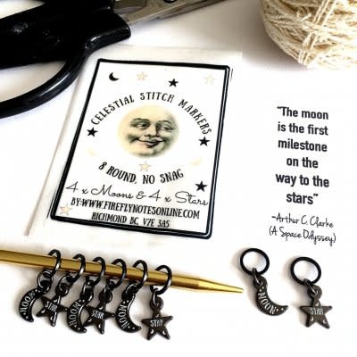 Firefly Notes Firefly Notes Stitch Markers Celestial