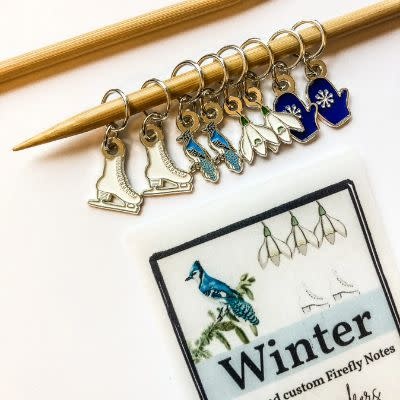 Firefly Notes Firefly Notes Stitch Markers Winter