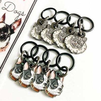 Firefly Notes Firefly Notes Stitch Markers Dogs and Cats