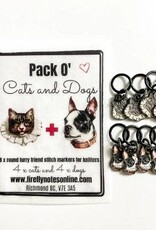 Firefly Notes Firefly Notes Stitch Markers Dogs and Cats