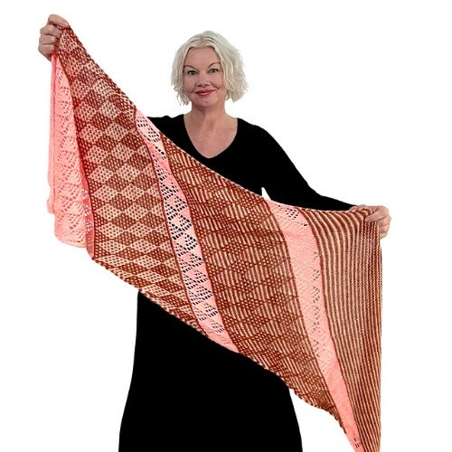 Koigu This or That Wrap or Shawl OR Ocean Moon  Shawl Kit by Ambah O'Brien / Koigu