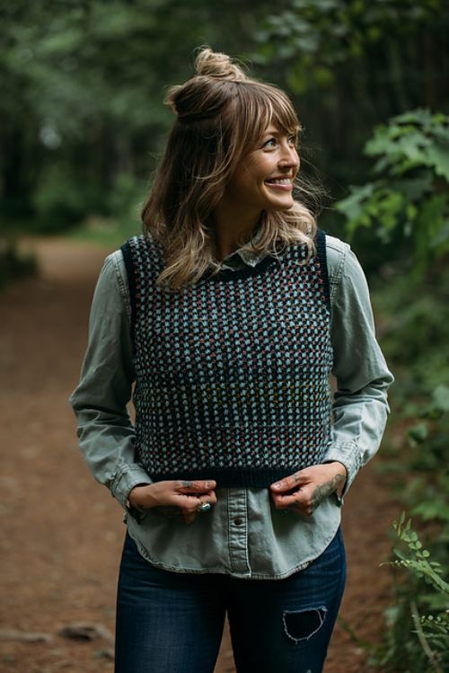 Ravelry Patterns Tessellated Vest by Andrea Mowry Ravelry Pattern