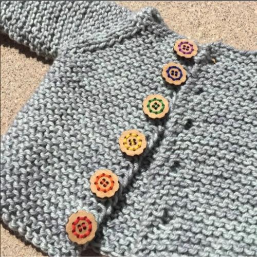 Katrinkles Katrinkles Flower  Stitchable Buttons - 3/4"
