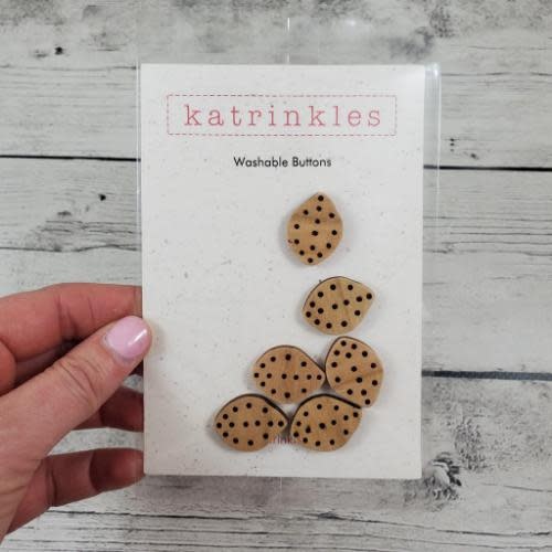 Katrinkles Katrinkles Leaf Stitchable Buttons