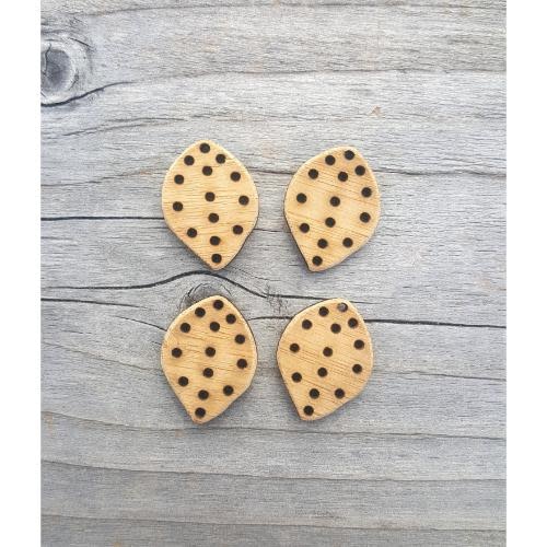 Katrinkles Katrinkles Leaf Stitchable Buttons