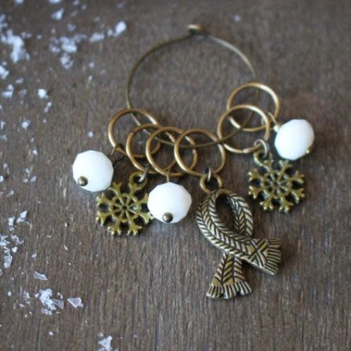 NNK Press Cozy Winter Stitch Markers