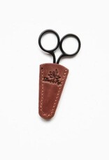 Thread & Maple Thread & Maple Leather Mini Scissors Sheath - Whiskey