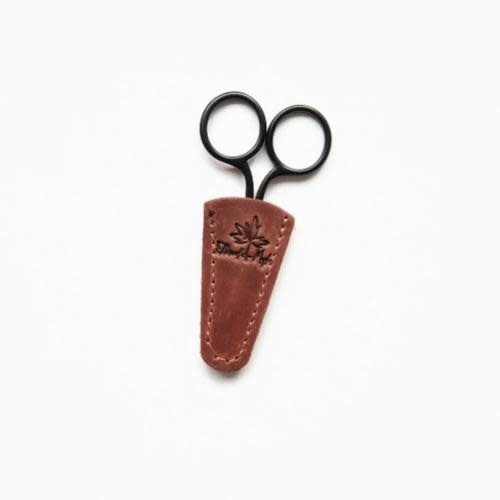 Thread & Maple Thread & Maple Leather Mini Scissors Sheath - Whiskey