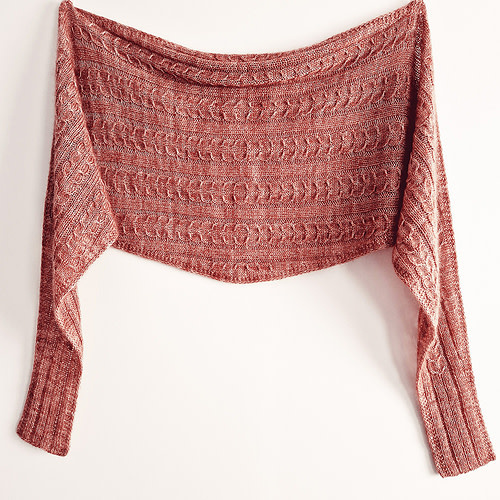 Ravelry Patterns Old Rose Wrap by Lisa Hannes Ravelry Pattern