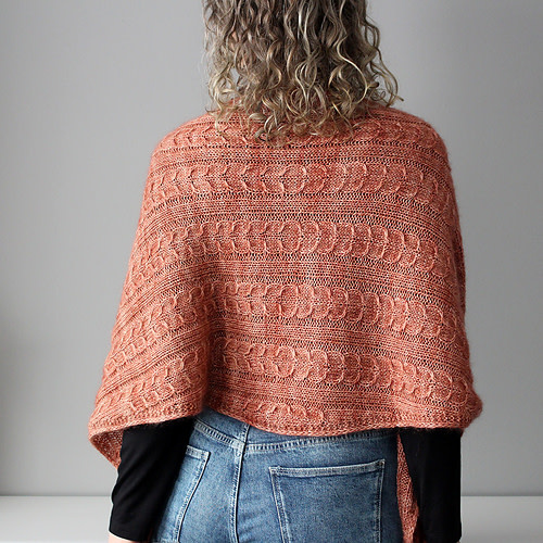 Ravelry Patterns Old Rose Wrap by Lisa Hannes Ravelry Pattern