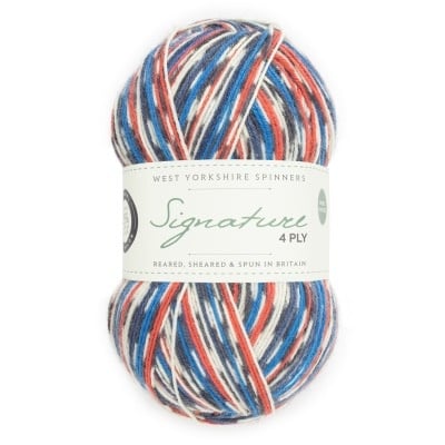 West Yorkshire Spinners WYS Signature 4 Ply Self Striping or Patterning