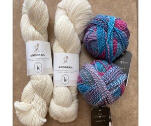 Celestia Top by Zanete Knits Kit - Sue2Knits and Yarn