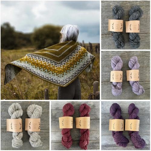 Lichen and Lace Artus Shawl Kit