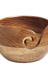 Two Tone Rosewood/Mango Wood Yarn Bowl