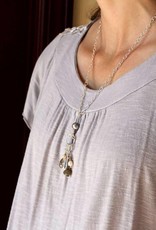 Wool & Wire Wool & Wire Stitch Marker Necklace (Silver Chain)