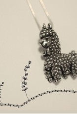 Furls Freddie: Adorable Pewter Alpaca Pendant