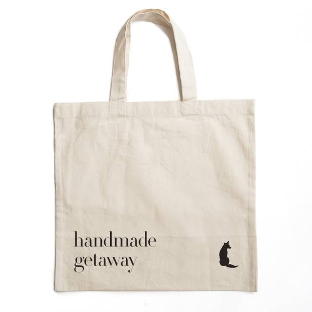 Getaway Press Fabric, Friends & Food Tote Bag