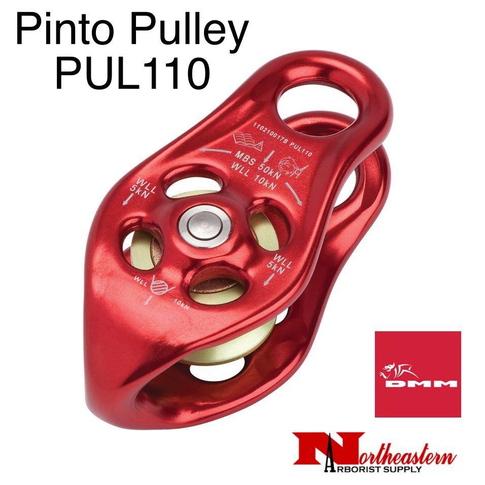 WLL 10 kN RED MBS-min. breaking strenght 50kn DMM PINTO PULLEY 5 kN 