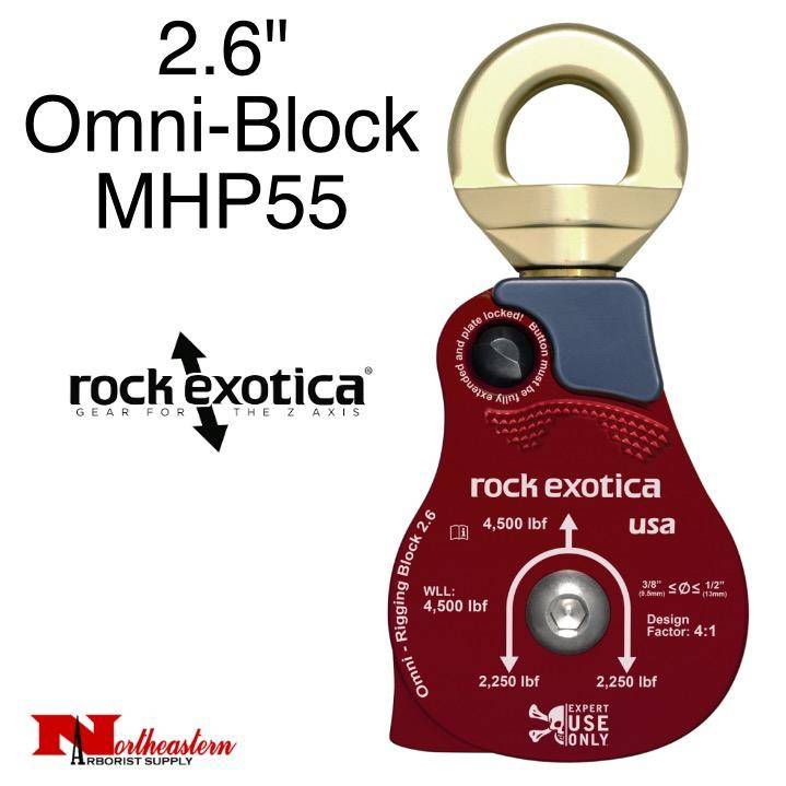 Rock Exotica Block, Omni-Rigging 2.6" - WLL 4500# US